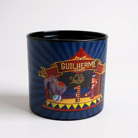 Lata + Jogo da memória personalizados