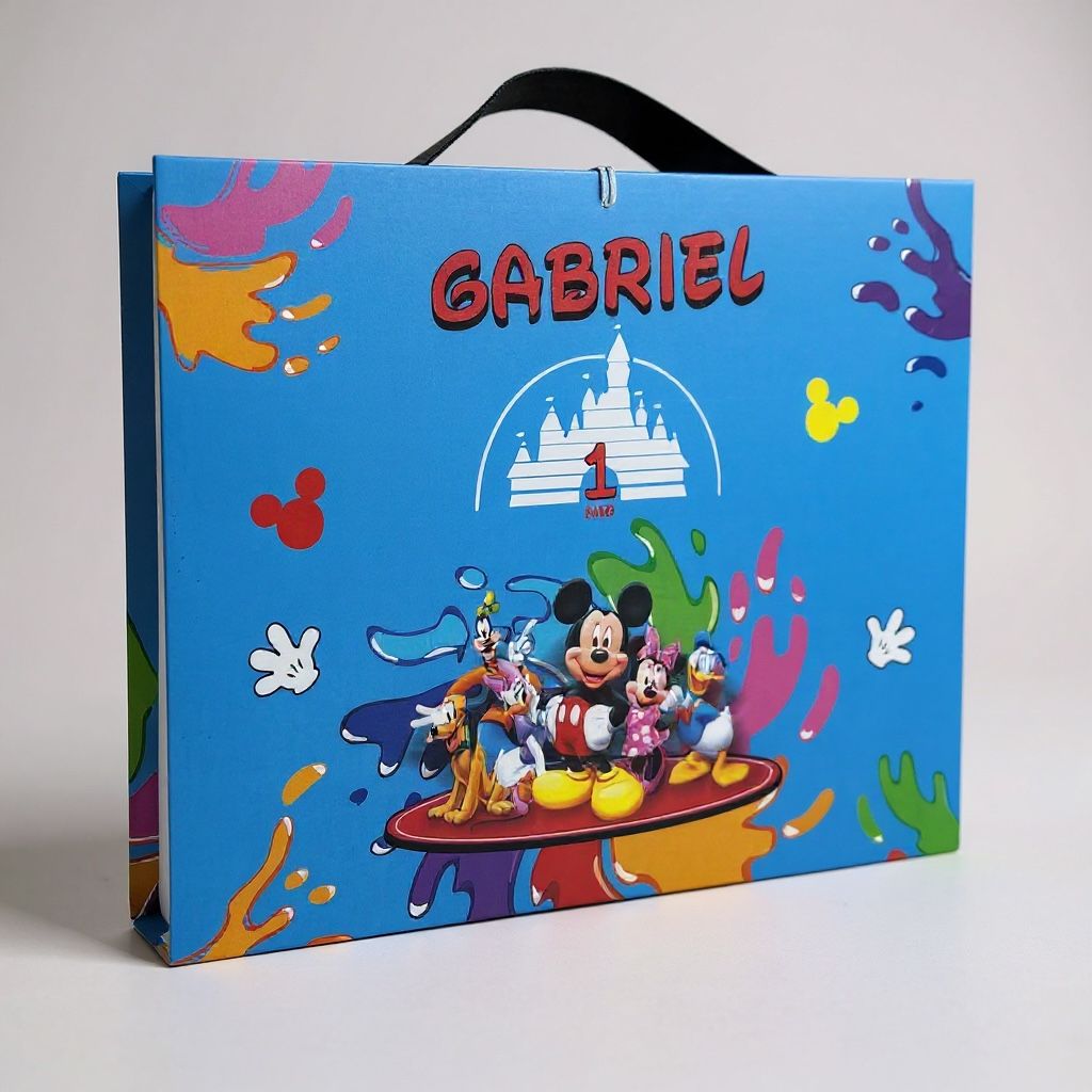 Maleta Arte em festa Personalizada