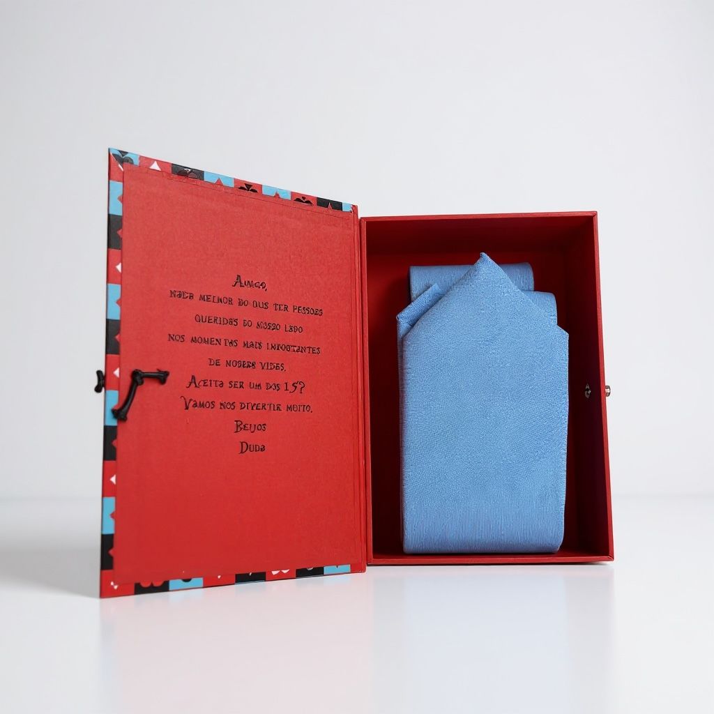 Caixa Convite Gravata