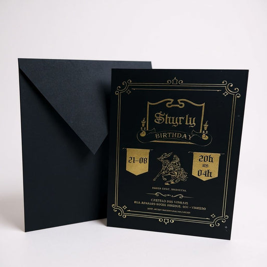 Convite 15x21cm Personalizado + Envelope