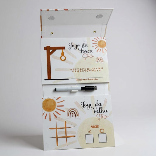 Maleta Jogo da Velha e Jogo da Forca