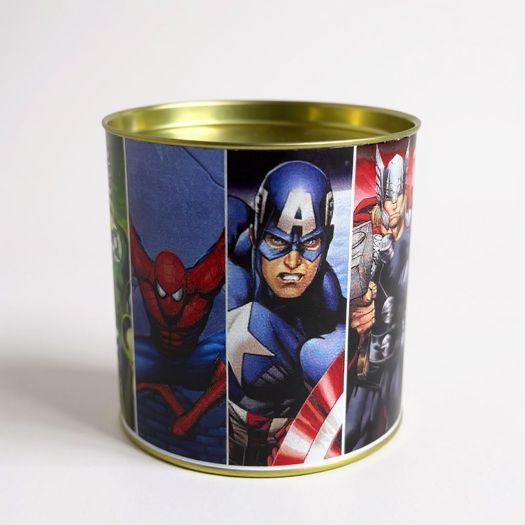 Lata + Jogo da memória personalizados