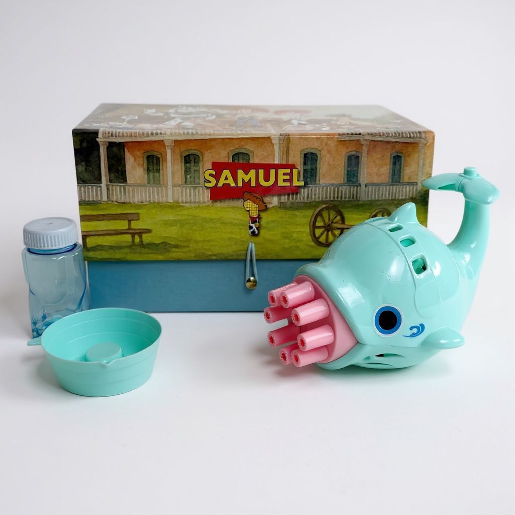 Caixa Bolinha de Sabão - Golfinho