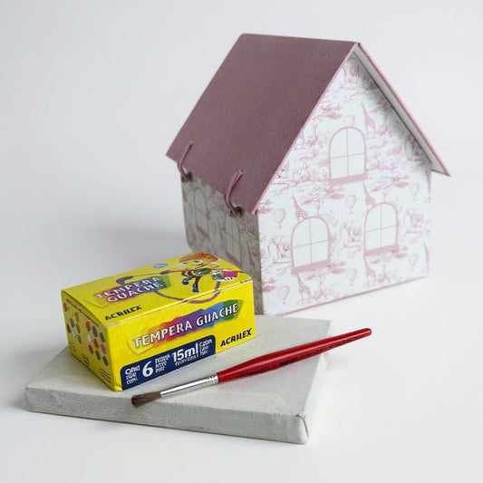 Casinha + Kit Pintura